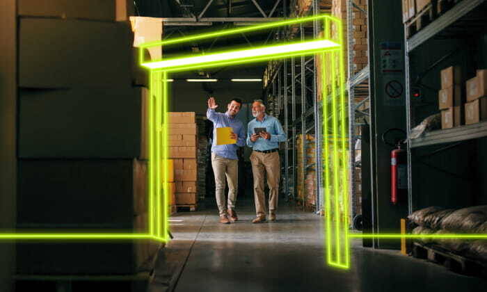 Opening doors slider warehouse 02