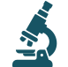 We icon microscope