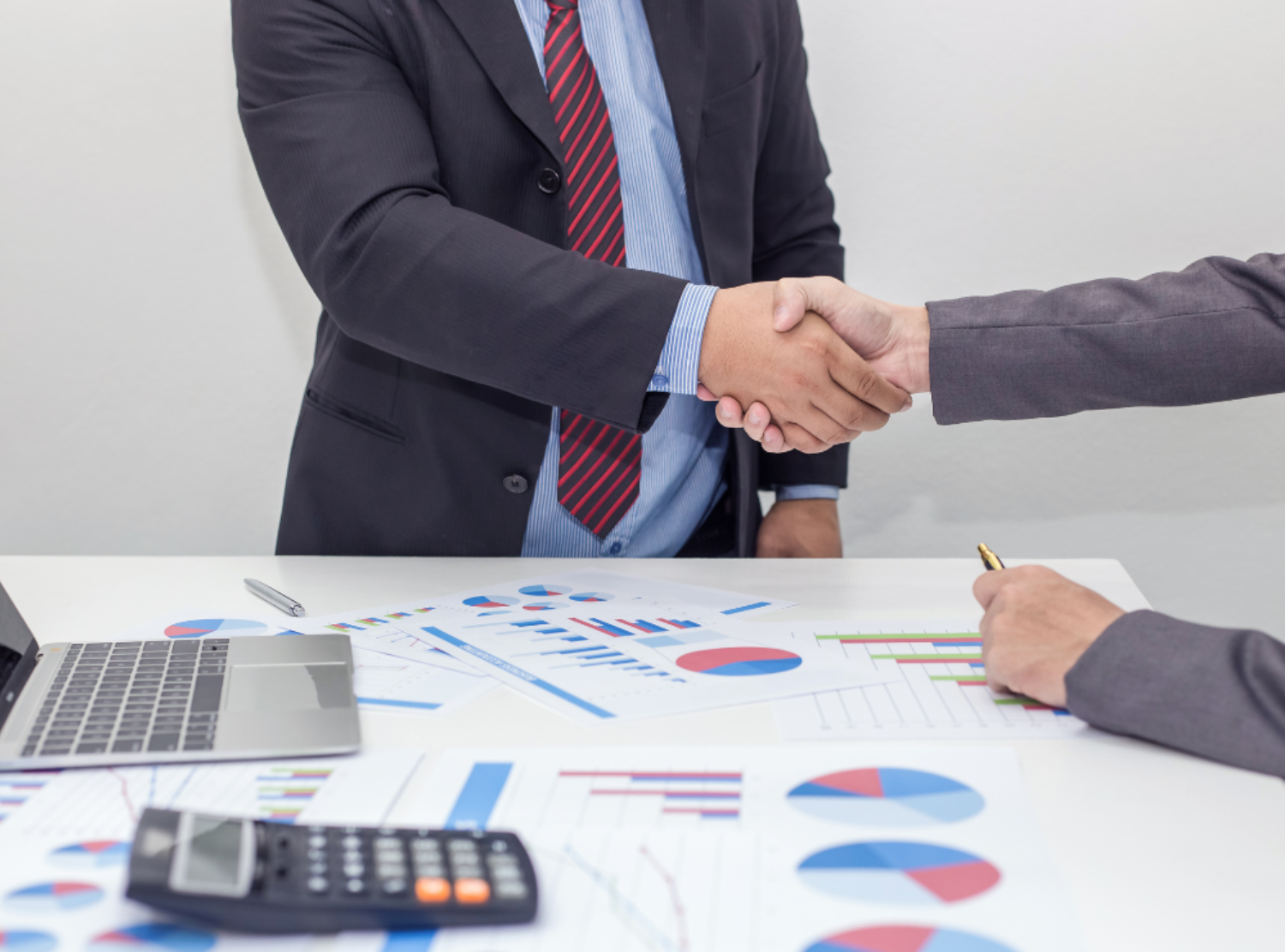 Business Executives Shaking Hands