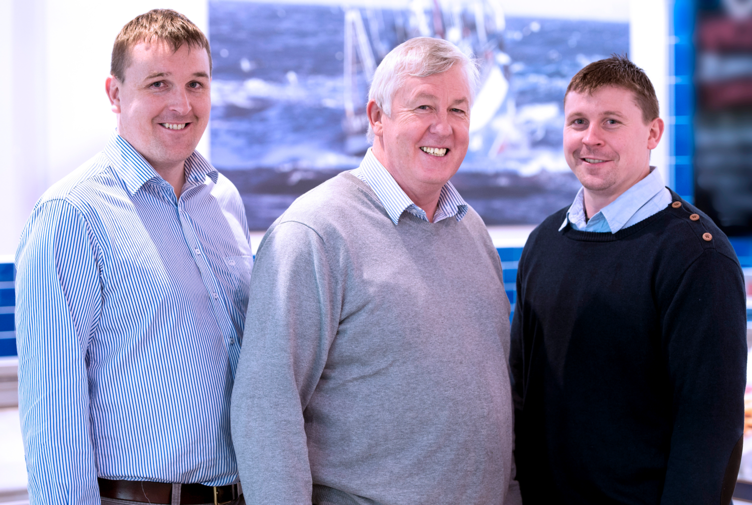 Managing Directors of Keohane Seafoods from left to right Colman Keohane Mike Keohane Brian Keohane
