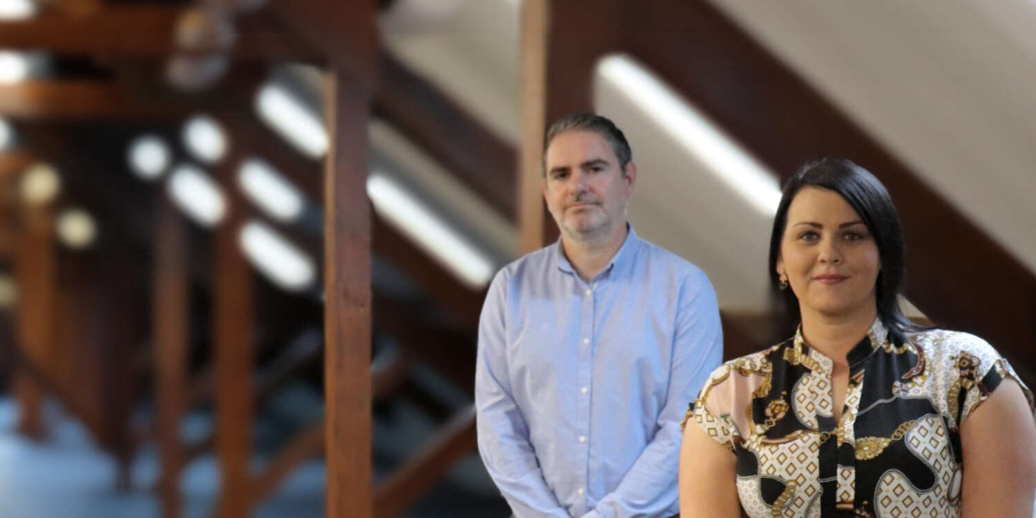 Maria Diffley and Liam Mc Evoy Co Founders Sustain IQ