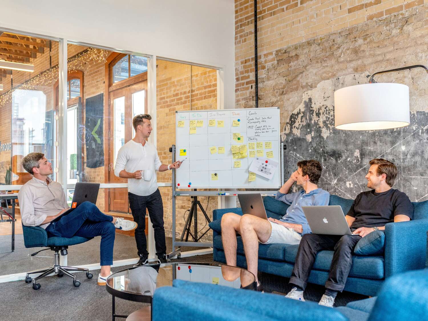 People in office collaborating