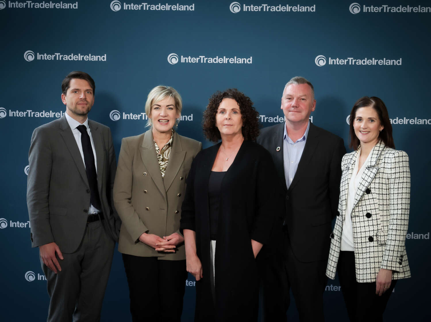 Pictured at Inter Trade Irelands offices in Newry Co Down are L R Stuart Mathieson Research Manager Inter Trade Ireland Margaret Hearty CEO Inter Trade Ireland Brenda Burke Director at the Department for the Economy