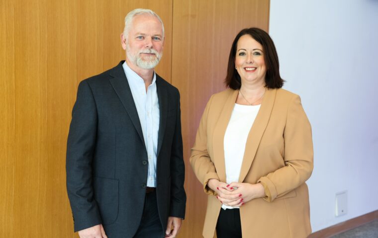 Charlie Tuxworth managing partner at Belfast based innovation consultancy Celsio and founding member of Innovate Island alongside Alison Currie Director of Innovation and Entrepreneurship Inter Trade Ireland