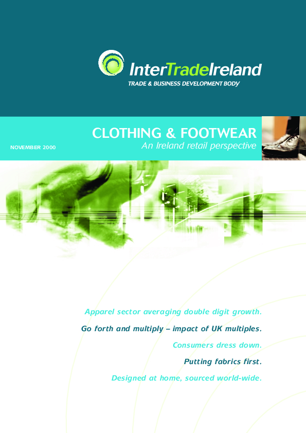 Clothing and Footwear An Ireland Retail Perspective 2000