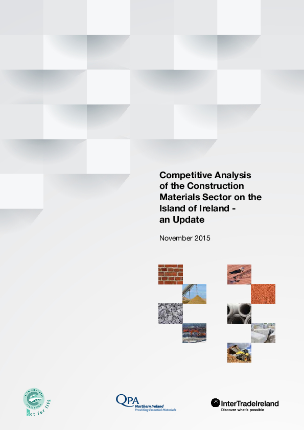 Competitive Analysis of the Construction Materials Sector on the Island of Ireland 2015