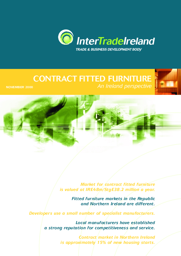 Contract Fitted Furniture An Ireland Perspective 2000