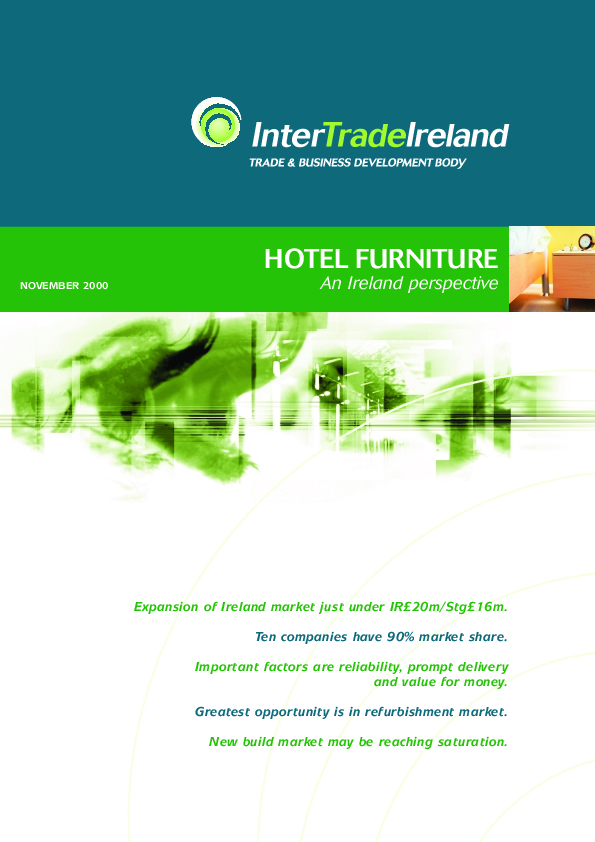 Hotel Furniture An Ireland Perspective